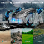 Машинка перевертыш на радиоуправлении Stunt Drift Car трюковый вездеход Silver
